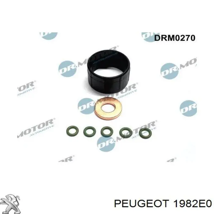 Pierścień uszczelniający wtryskiwacza Peugeot/Citroen 1982E0 cena, od 5,04 USD