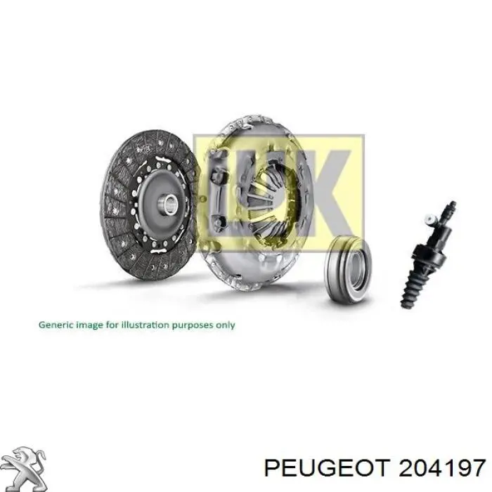 Łożysko wyciskowe sprzęgła Peugeot/Citroen 204197 cena, od 16,72 USD