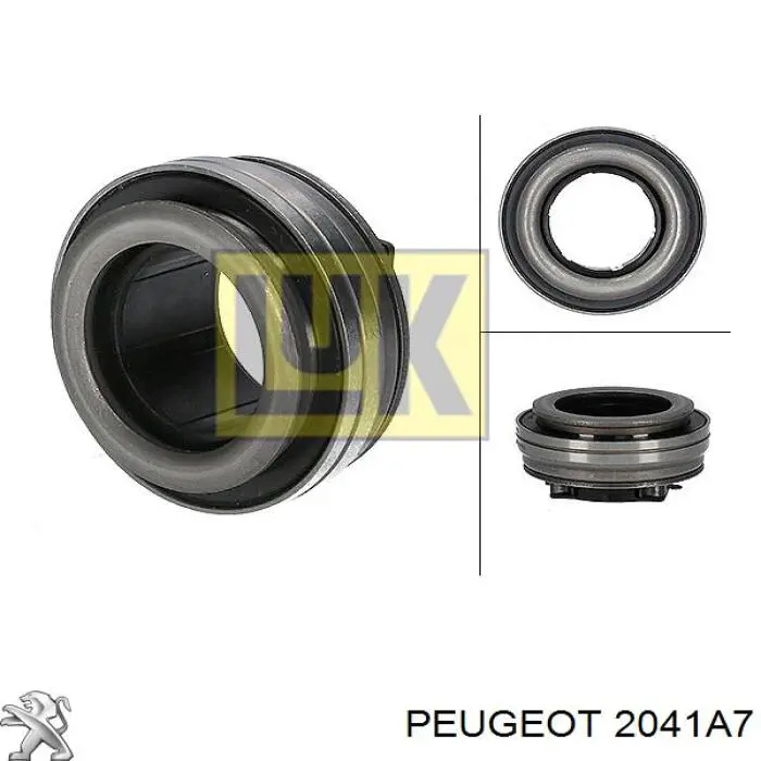 Do koszyka 2041A7 Peugeot/Citroen Łożysko wyciskowe sprzęgła