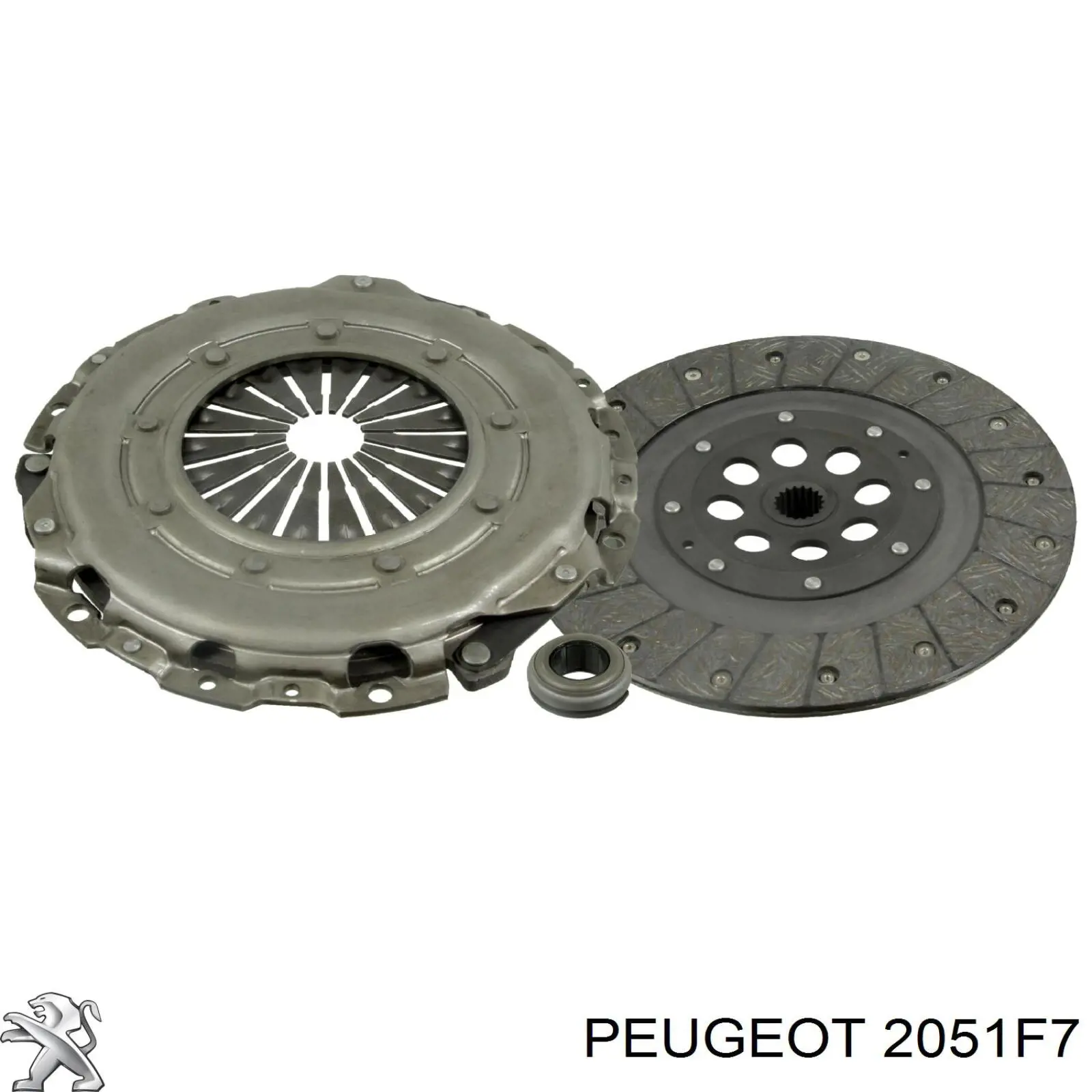 Zestaw sprzęgła (3 części) Peugeot/Citroen 2051F7 cena, od 95,34 USD