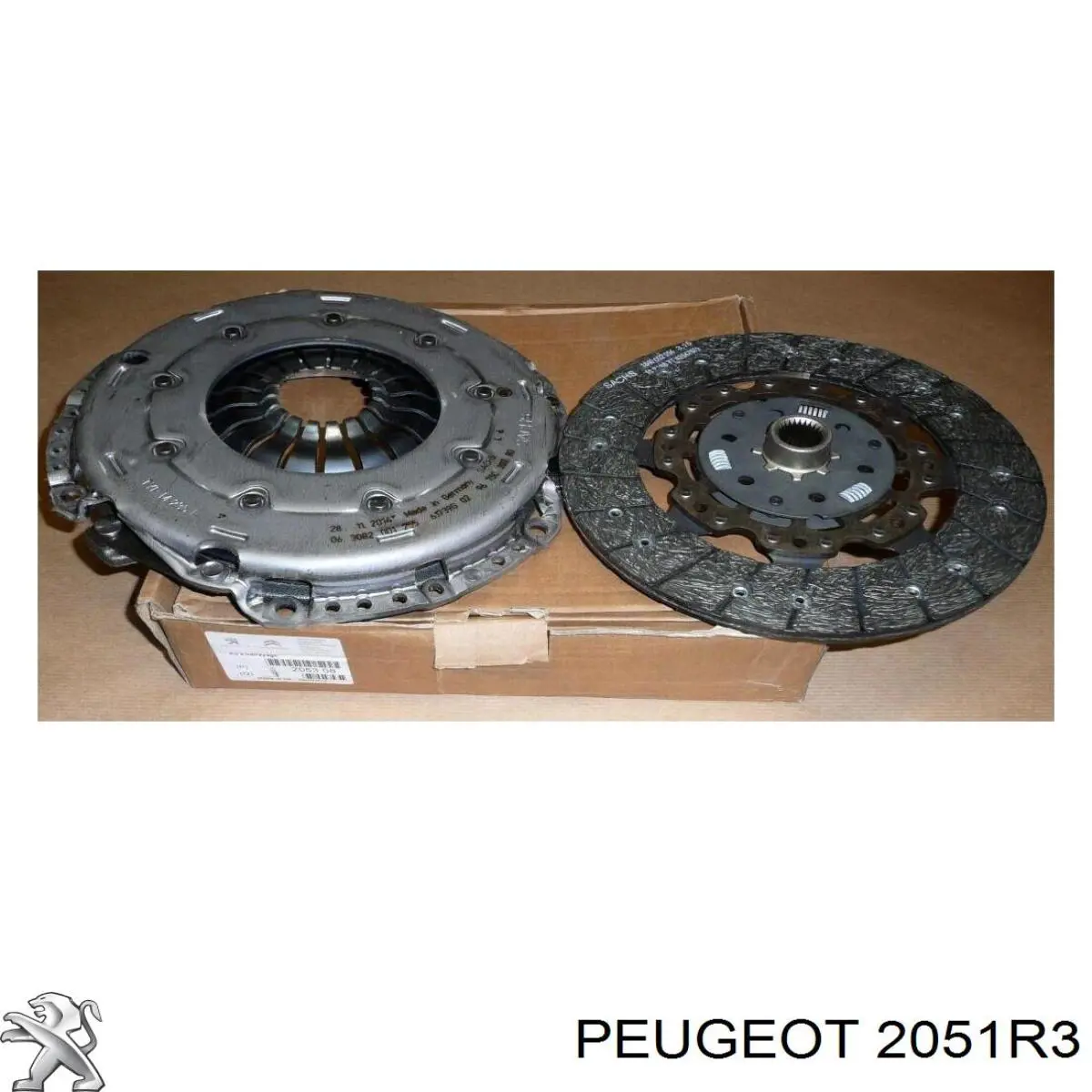 Zestaw sprzęgła (3 części) Peugeot/Citroen 2051R3 cena, od 187,28 USD