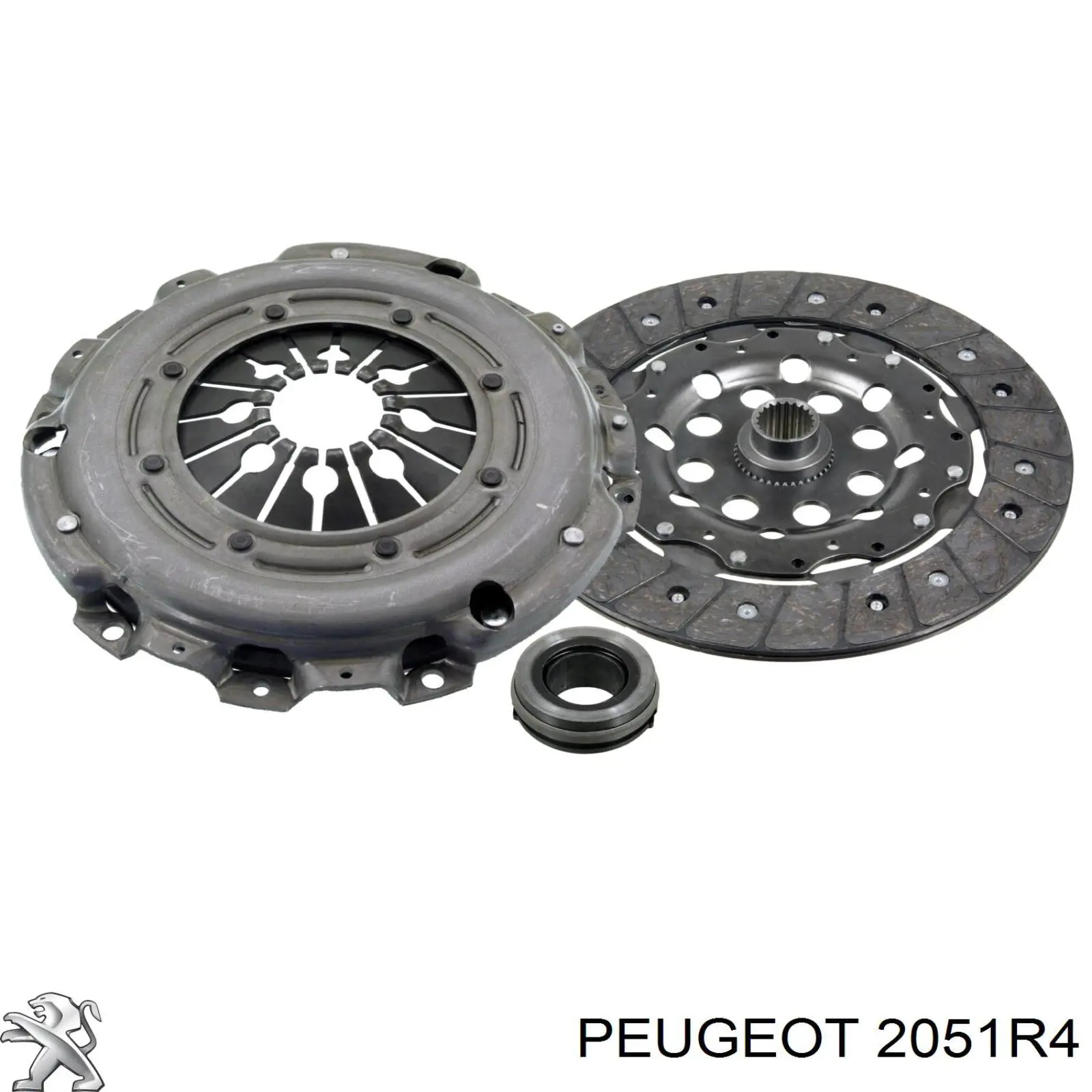 2051R4 Peugeot/Citroen Zestaw sprzęgła (3 części)