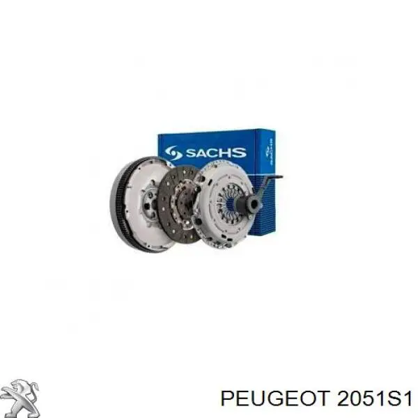2051S1 Peugeot/Citroen Zestaw sprzęgła (3 części)