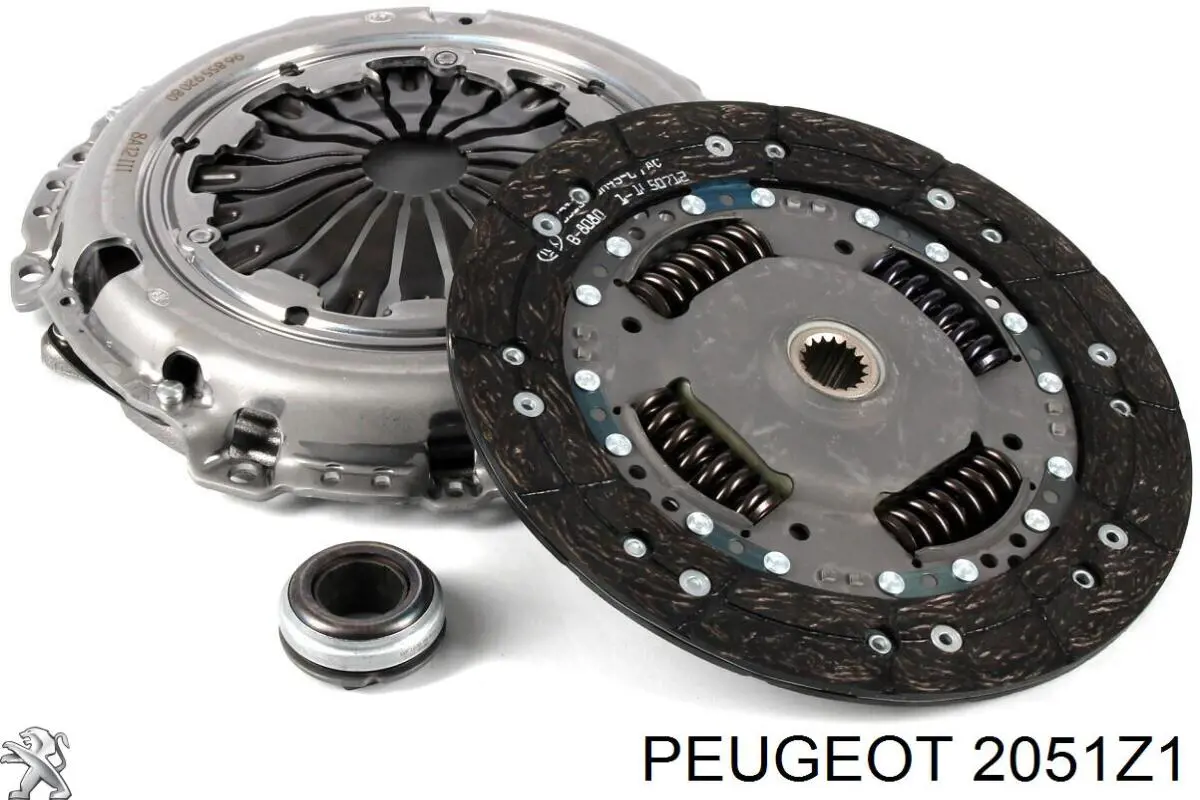 Zestaw sprzęgła (3 części) Peugeot/Citroen 2051Z1