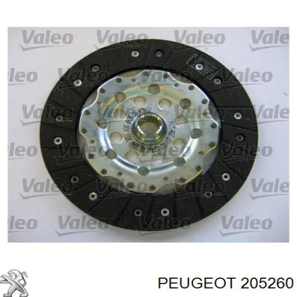 Zestaw sprzęgła (3 części) Peugeot/Citroen 205260 cena, od 189,49 USD