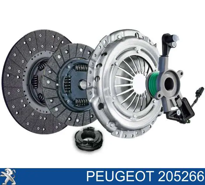 Zestaw sprzęgła (3 części) Peugeot/Citroen 205266 cena, od 92,70 USD