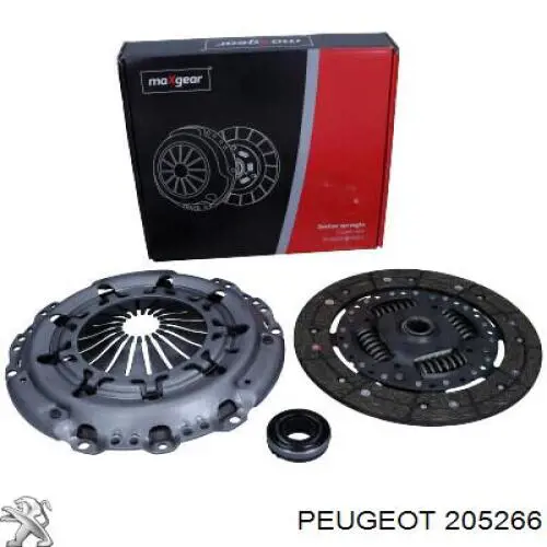 Do koszyka 205266 Peugeot/Citroen Zestaw sprzęgła (3 części)