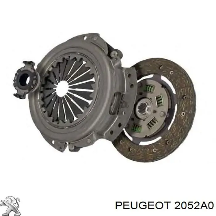 Zestaw sprzęgła (3 części) Peugeot/Citroen 2052A0 cena, od 81,17 USD
