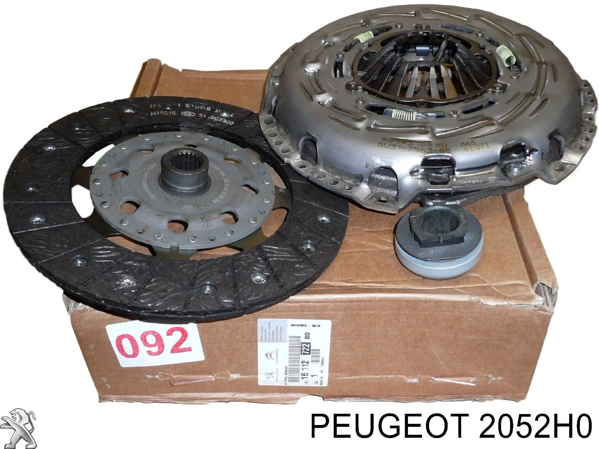 Zestaw sprzęgła (3 części) Peugeot/Citroen 2052H0 cena, od 201,89 USD