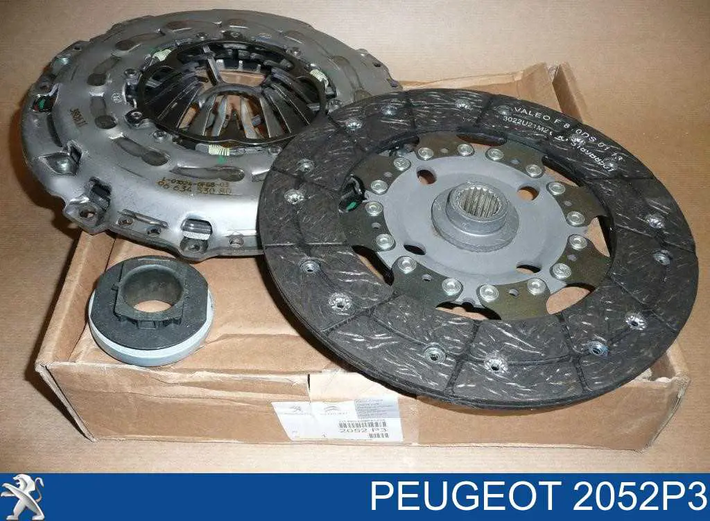 2052P3 Peugeot/Citroen Zestaw sprzęgła (3 części)