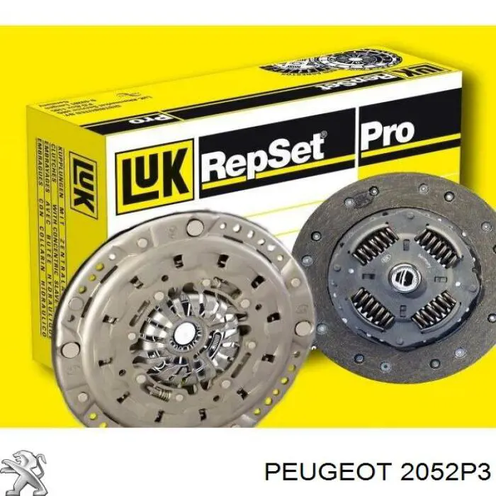 Zestaw sprzęgła (3 części) Peugeot/Citroen 2052P3 cena, od 165,17 USD