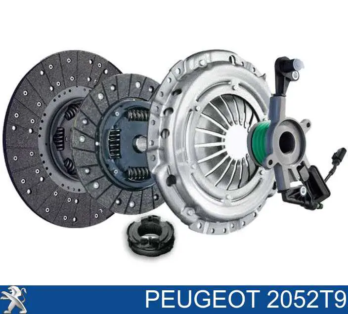2052T9 Peugeot/Citroen Zestaw sprzęgła (3 części)