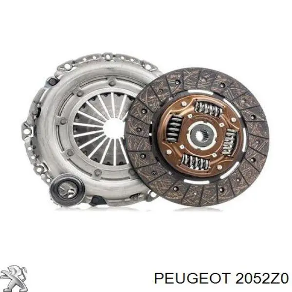 2052Z0 Peugeot/Citroen Zestaw sprzęgła (3 części)