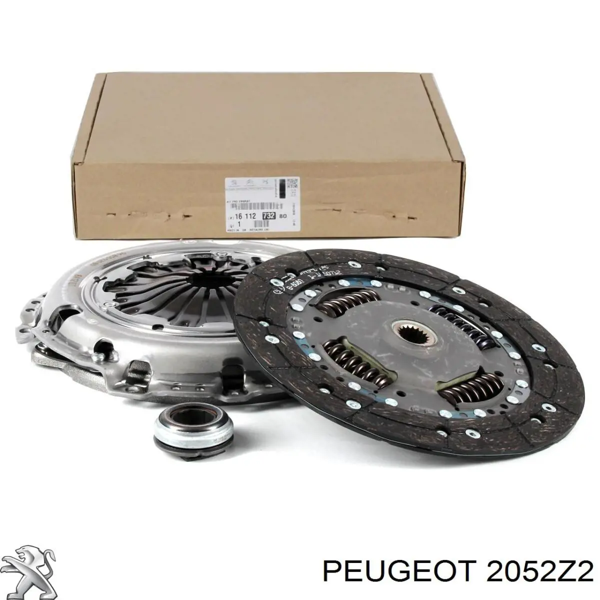 2052Z2 Peugeot/Citroen Zestaw sprzęgła (3 części)