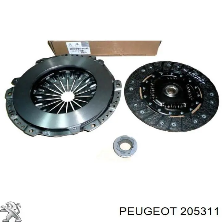 Do koszyka 205311 Peugeot/Citroen Zestaw sprzęgła (3 części)