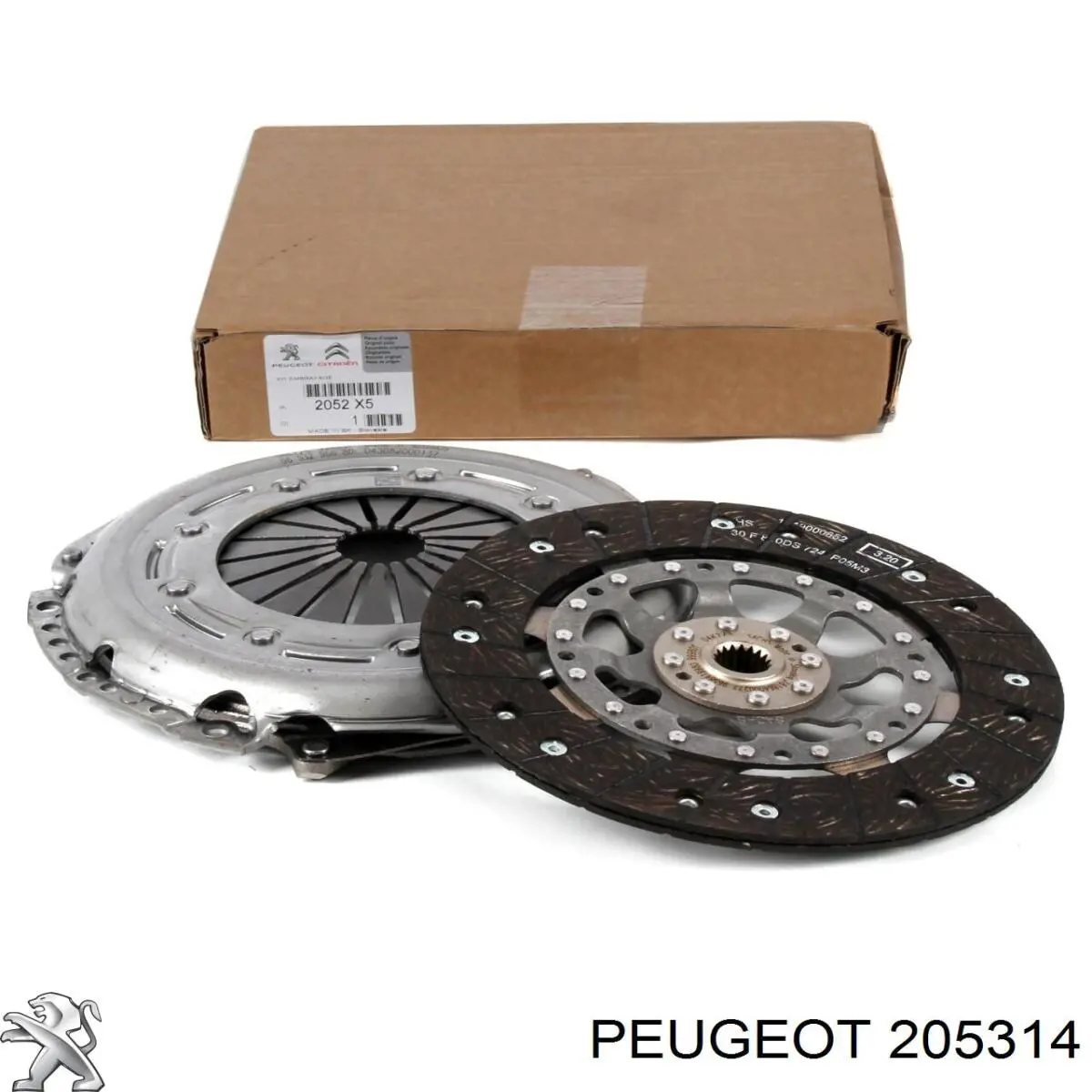 Zestaw sprzęgła (3 części) Peugeot/Citroen 205314 cena, od 215,49 USD