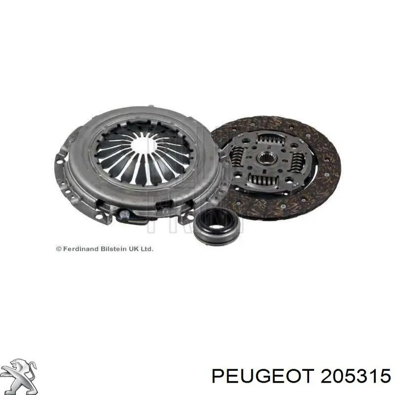 205315 Peugeot/Citroen Zestaw sprzęgła (3 części)
