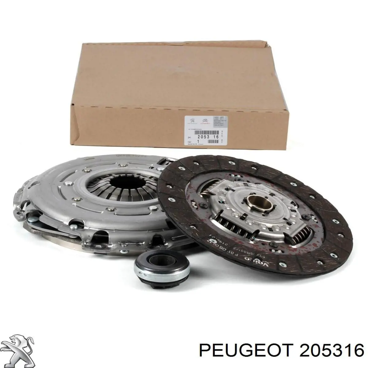 Zestaw sprzęgła (3 części) Peugeot/Citroen 205316 cena, od 242,79 USD