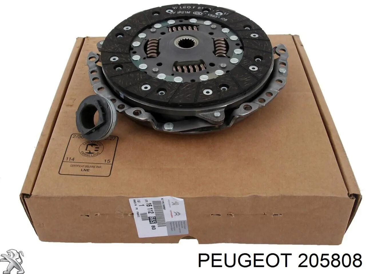 205808 Peugeot/Citroen Zestaw sprzęgła (3 części)