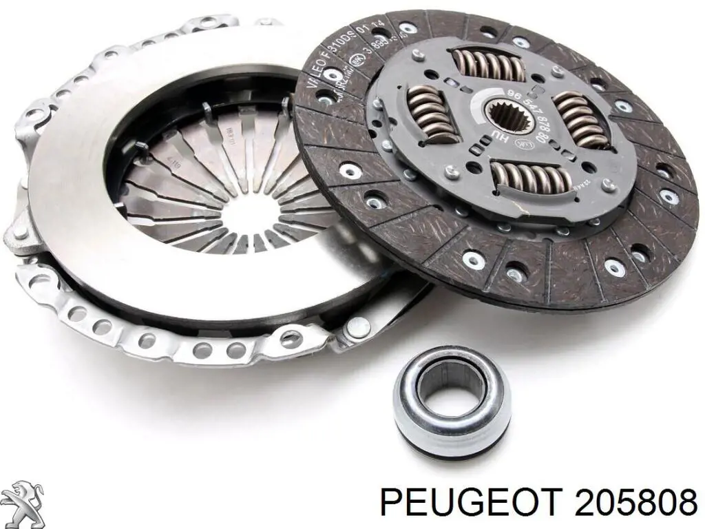 Zestaw sprzęgła (3 części) Peugeot/Citroen 205808 cena, od 95,34 USD