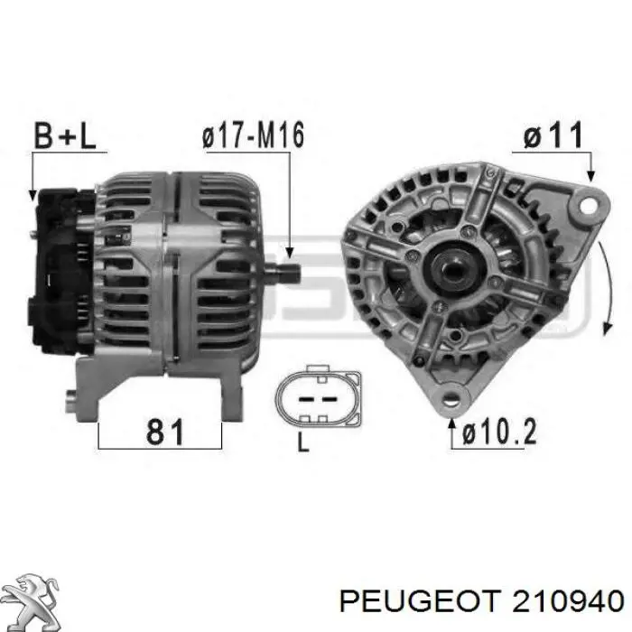 Do koszyka 210940 Peugeot/Citroen Uszczelniacz automatycznej/mechanicznej slrzyni biegów (wału wejściowego/sprzęgłowego)