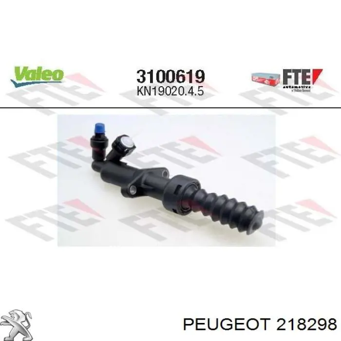 Do koszyka 218297 Peugeot/Citroen Cylinder roboczy sprzęgła
