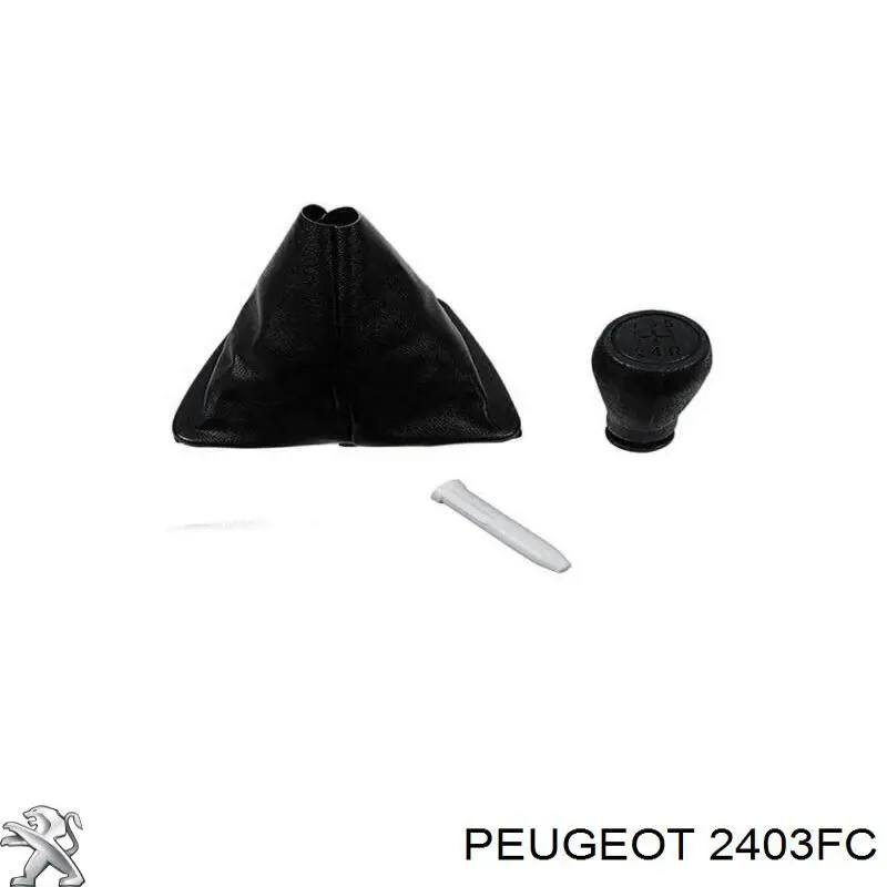 00002403FC Peugeot/Citroen Rękojeść dźwigni biegów
