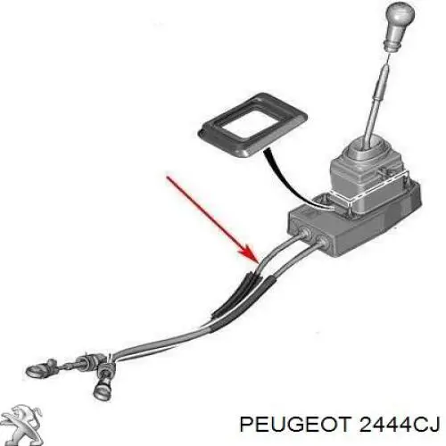 Linka zmiany biegów Peugeot/Citroen 2444CJ cena, od 42,08 USD