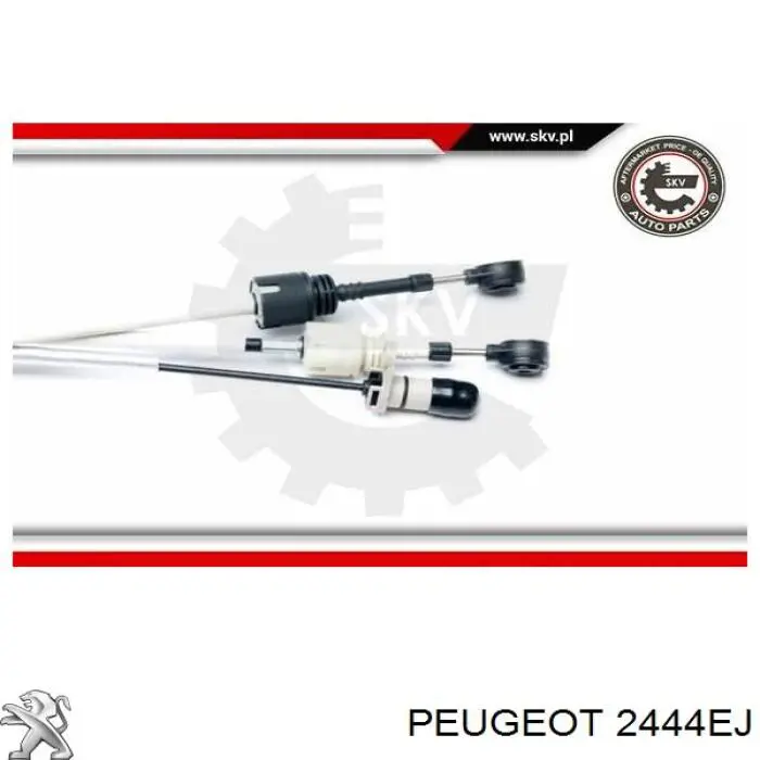Linka dźwigni zmiany biegów podwójna Peugeot/Citroen 2444EJ cena, od 87,25 USD