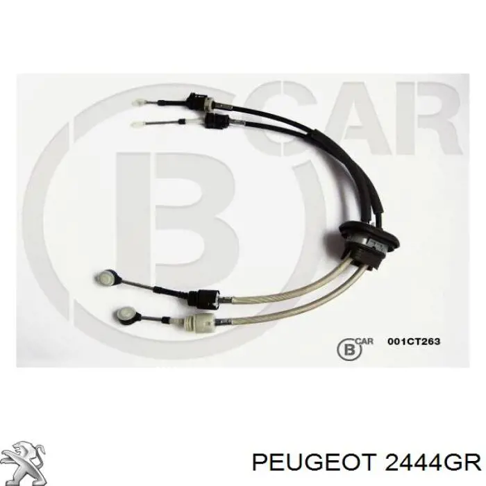 Do koszyka 2444GR Peugeot/Citroen Linka dźwigni zmiany biegów podwójna
