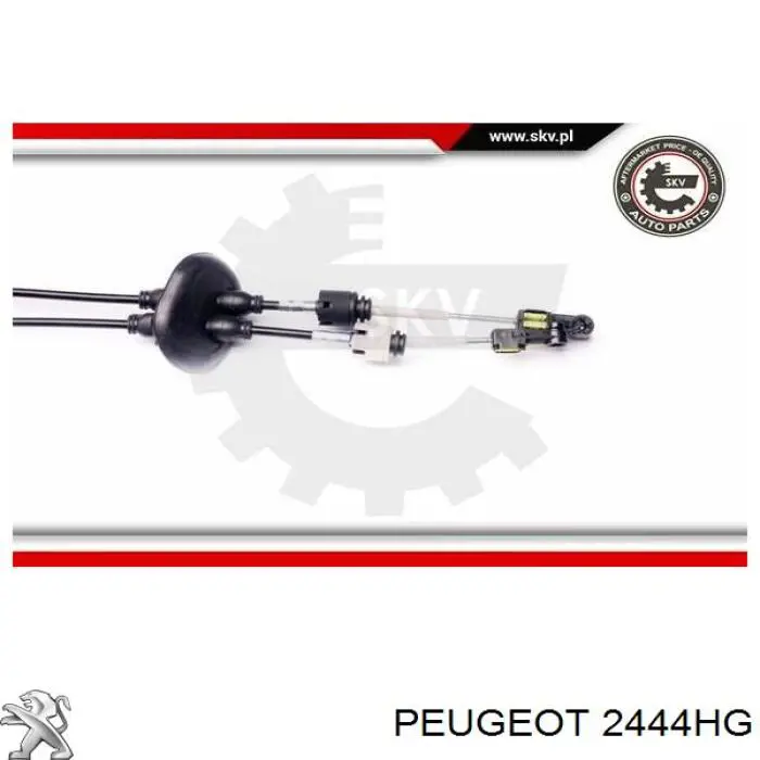 Linka dźwigni zmiany biegów podwójna Peugeot/Citroen 2444HG cena, od 48,01 USD