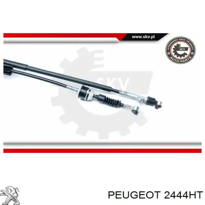 Linka dźwigni zmiany biegów podwójna Peugeot/Citroen 2444HT cena, od 102,45 USD
