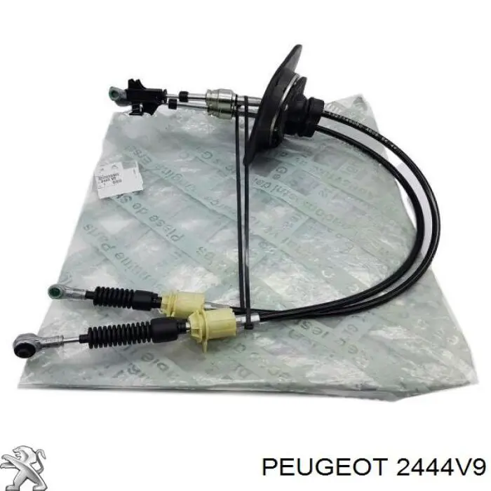 Do koszyka 2444V9 Peugeot/Citroen Linka dźwigni zmiany biegów podwójna