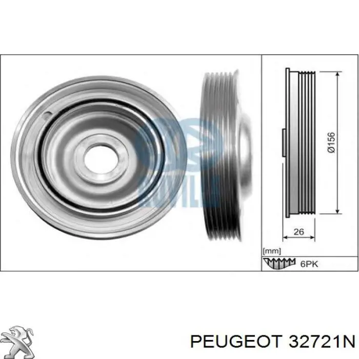 Do koszyka 32721N Peugeot/Citroen Półoś napędowa przednia lewa