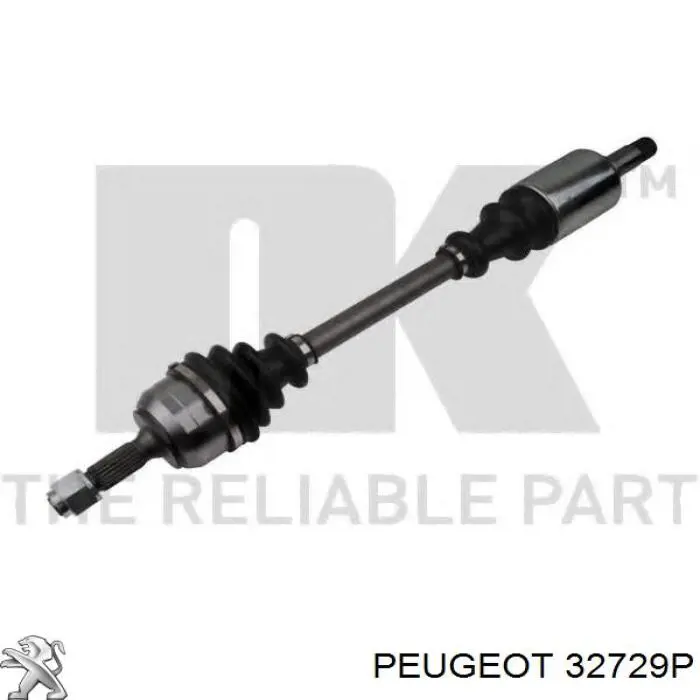 32729P Peugeot/Citroen Półoś napędowa przednia lewa