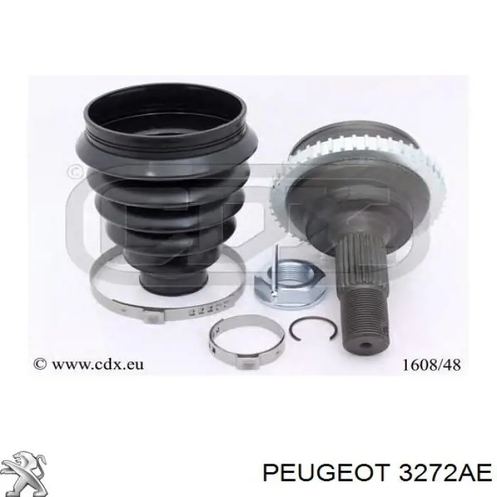 3272AE Peugeot/Citroen Półoś napędowa przednia lewa