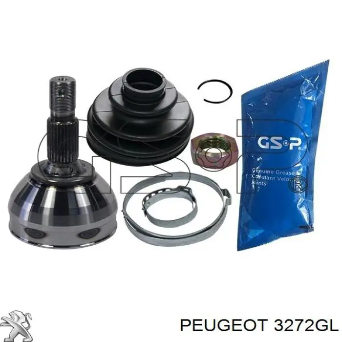 3272GL Peugeot/Citroen Półoś napędowa przednia lewa