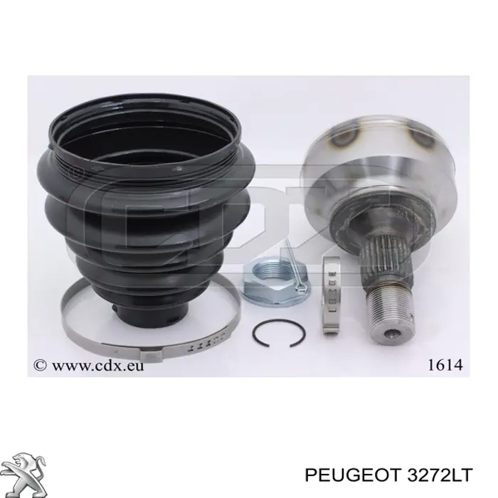 Półoś napędowa przednia lewa Peugeot/Citroen 3272LT cena, od 97,53 USD