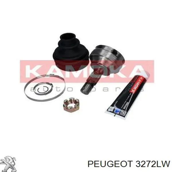 Półoś napędowa przednia lewa Peugeot/Citroen 3272LW cena, od 56,18 USD