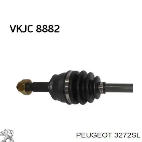 Do koszyka 35256STX305 Honda Półoś napędowa przednia lewa