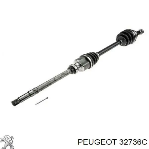 Do koszyka 32736C Peugeot/Citroen Półoś napędowa przednia prawa