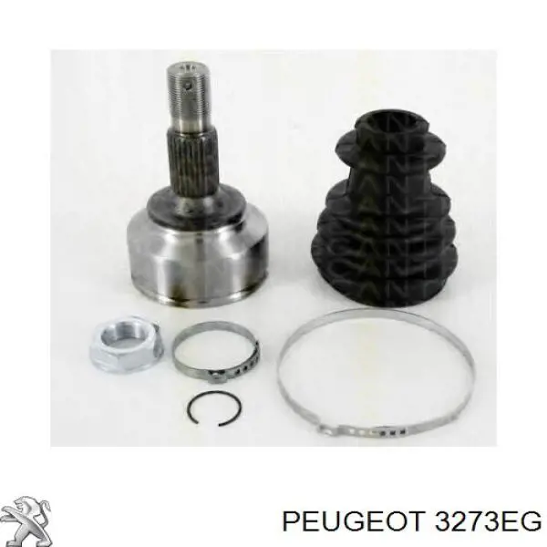 Do koszyka 3273EG Peugeot/Citroen Półoś napędowa przednia prawa