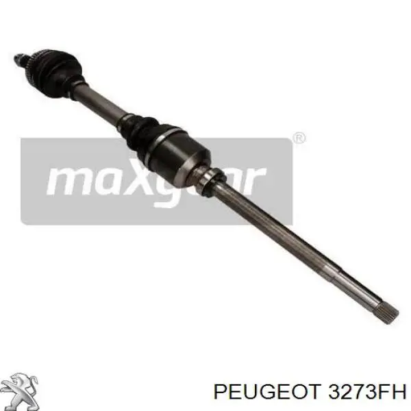 Półoś napędowa przednia prawa Peugeot/Citroen 3273FH cena, od 109,53 USD