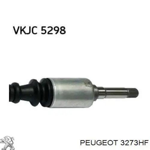 Do koszyka Półoś napędowa przednia prawa Citroen C3 I FC