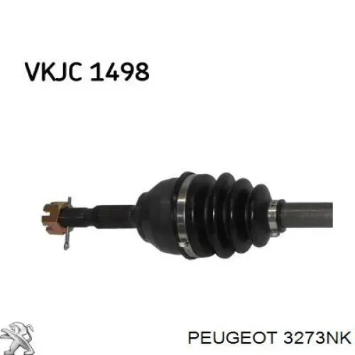 Półoś napędowa przednia prawa Peugeot/Citroen 3273NK cena, od 95,92 USD