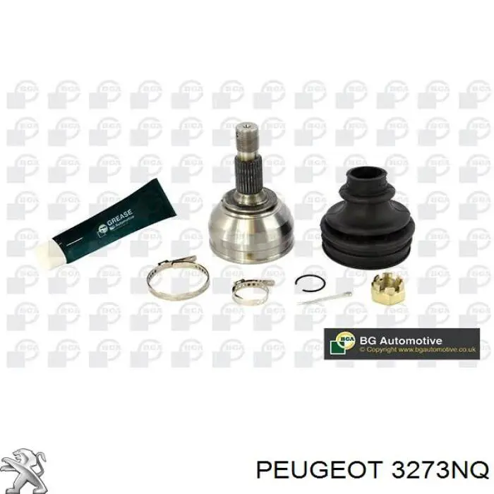 Półoś napędowa przednia prawa Peugeot/Citroen 3273NQ cena, od 124,94 USD