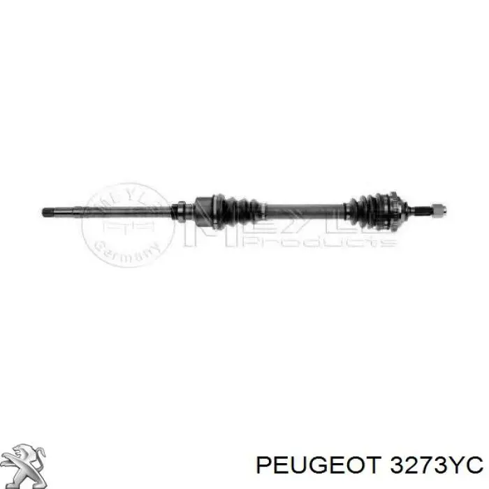 3273YC Peugeot/Citroen Półoś napędowa przednia prawa