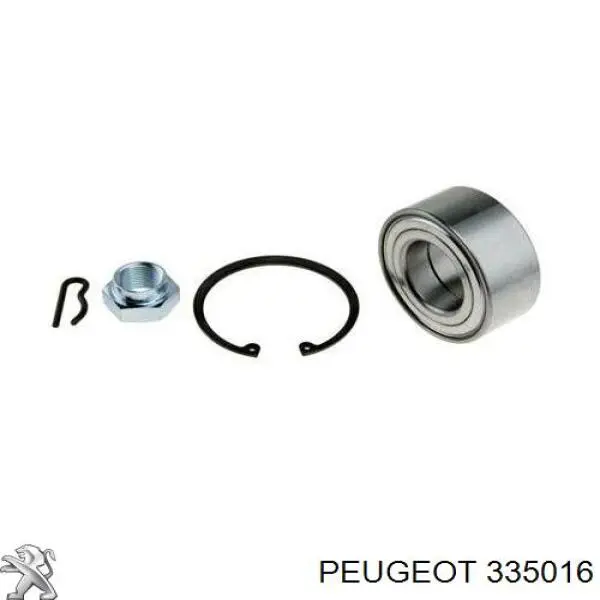 Do koszyka 335016 Peugeot/Citroen Łożysko piasty przedniej