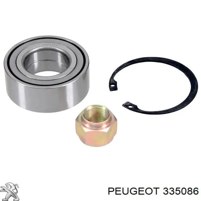 Do koszyka 335086 Peugeot/Citroen Łożysko piasty przedniej