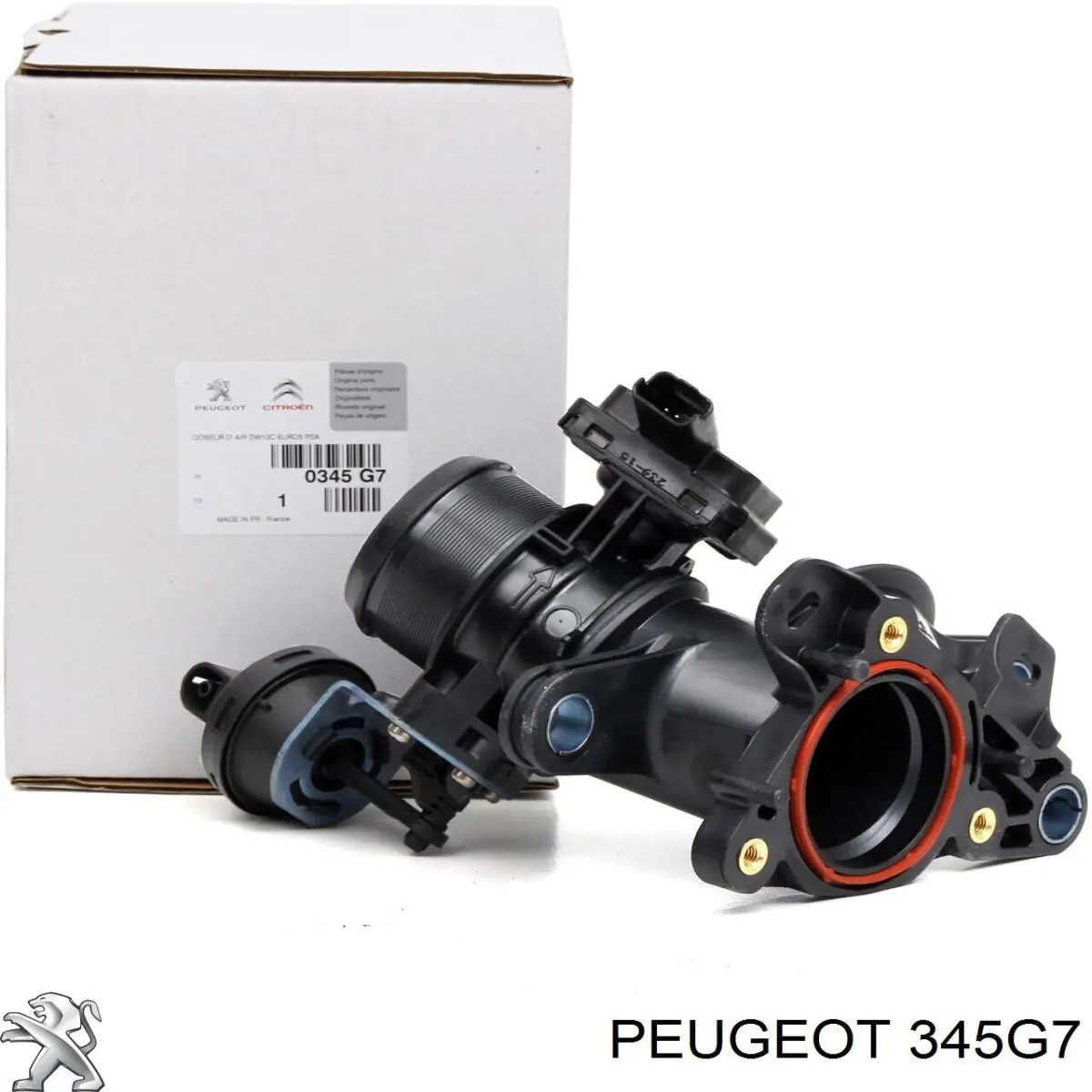 Do koszyka 345G7 Peugeot/Citroen Przepustnica, komplet